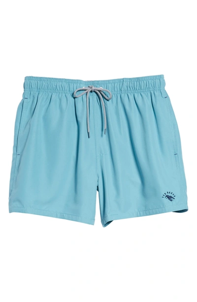 Shop Ted Baker Danbury Swim Shorts In Light Blue