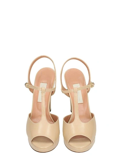 Shop L'autre Chose Plateau Beige Sandals