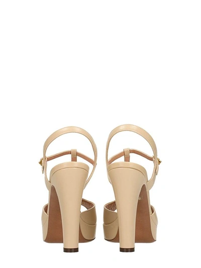 Shop L'autre Chose Plateau Beige Sandals