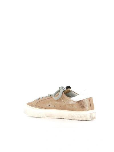 Shop Golden Goose May Sneakers In Gold