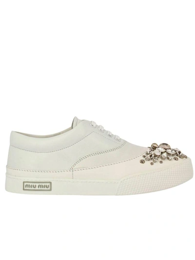 Shop Miu Miu Sneakers Shoes Women  In White