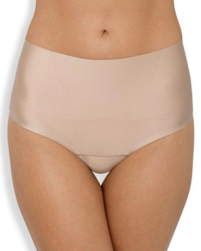 Shop Nancy Ganz Sweeping Curves Shaping Basic G-string In Warm Taupe
