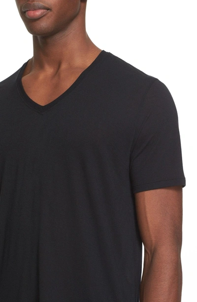 Shop Atm Anthony Thomas Melillo V-neck T-shirt In Black