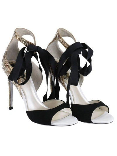 Shop René Caovilla Heeled Sandals Shoes Women Rene Caovilla In Black