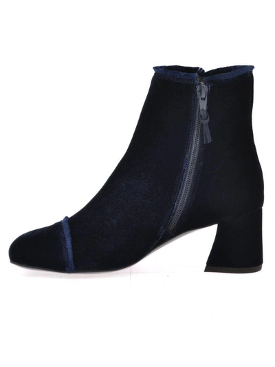 Shop Stuart Weitzman On The Fringe Boot In Dark Blue