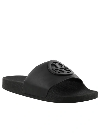 Shop Tory Burch Liana Slide Sandal In Black