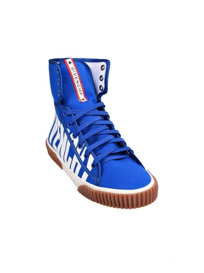 Shop Givenchy Boxing Sneakers In Blue
