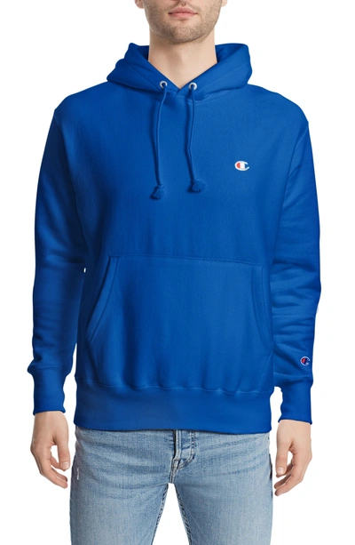 Reverse Weave Pullover Hoodie In Surf The Web Reverse Weave Pullover Hoodie In Surf The Web