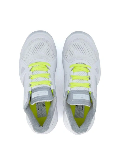 Shop Stella Mccartney Adidas By  Asmc Barricade White Sneaker In Bianco