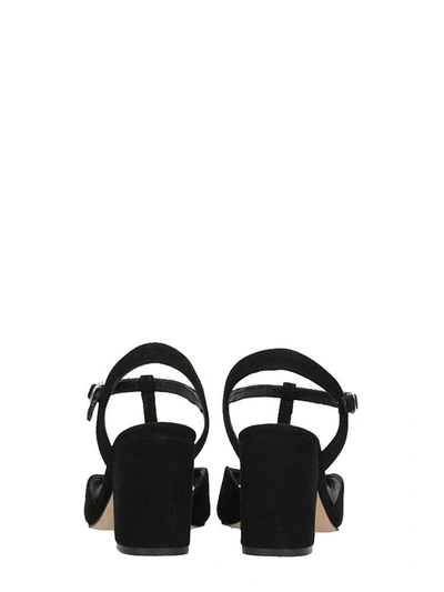 Shop Julie Dee Black Suede Sandals