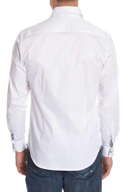 Shop Robert Graham Caruso Tailored Fit Sport Shirt In White