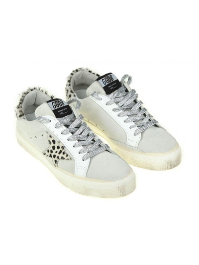 Shop Golden Goose Sneakers May In White Leather