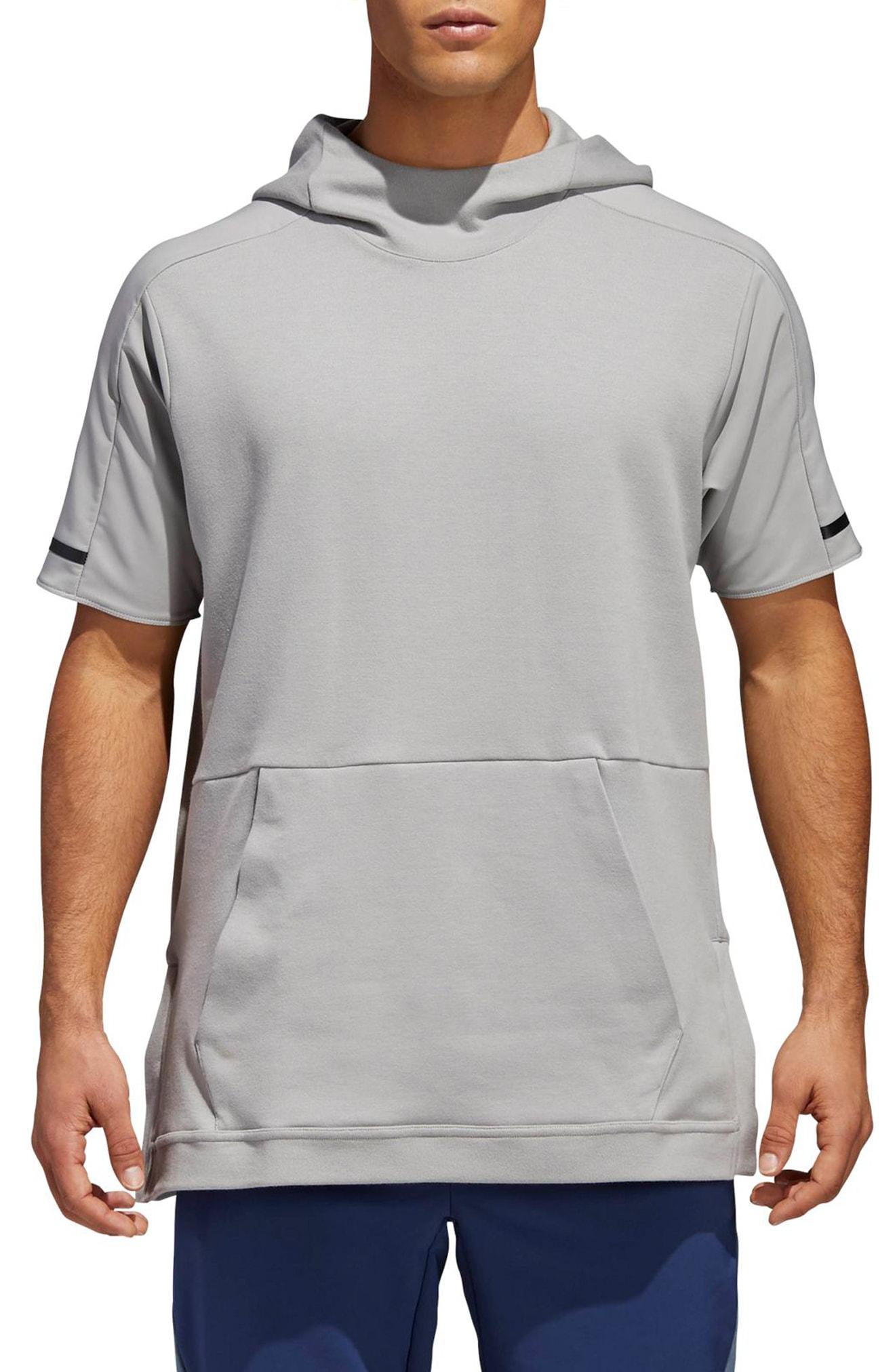 adidas short sleeve hoodie