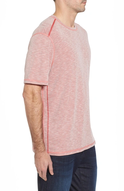 Shop Tommy Bahama Flip Tide Reversible Performance T-shirt In Red Cherry