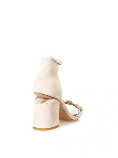 Shop Alexander Wang Abby Cashmere Suede Sandals