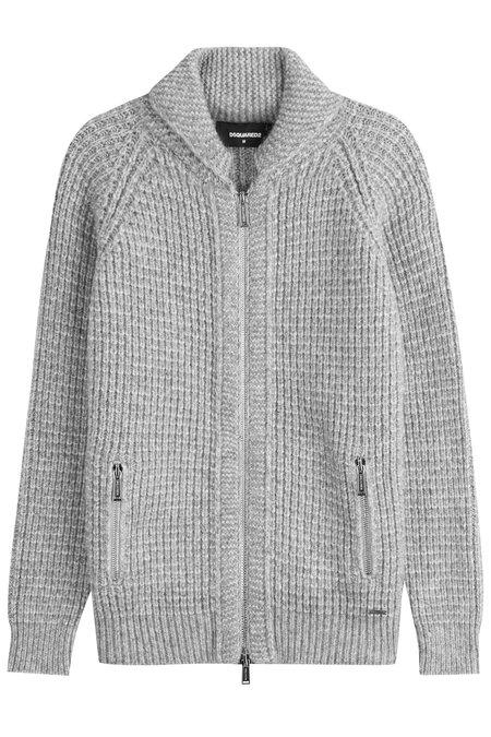 Dsquared2 Zip-up Knit Cardigan | ModeSens