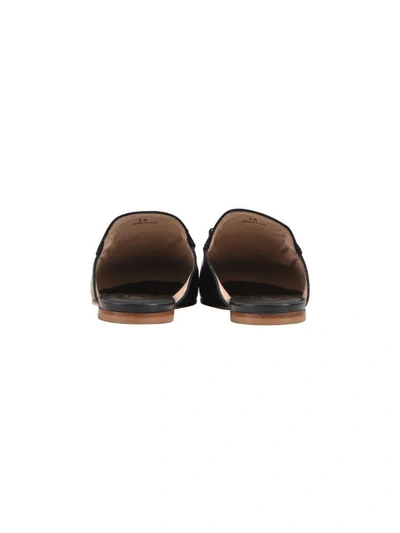 Shop Tod's Double T Mules In Black