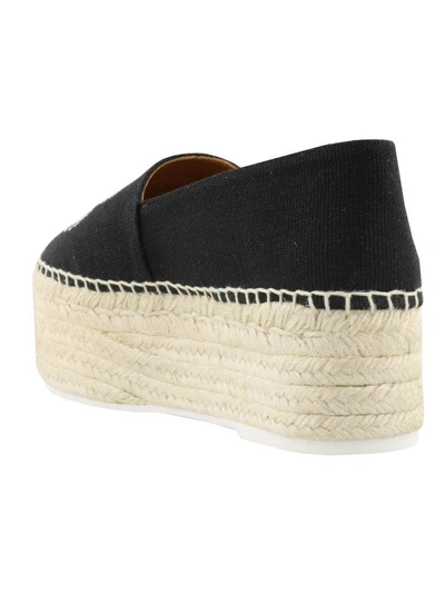 Shop Kenzo Tiger Espadrillas In Black