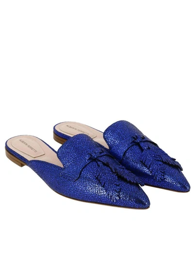 Shop Alberta Ferretti Ballet Flats Shoes Women  In Royal Blue