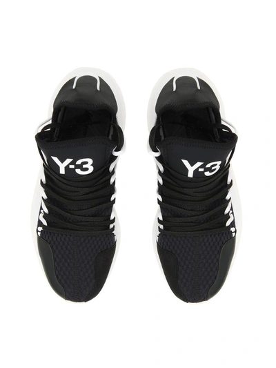 Shop Y-3 Kusari Sneakers In Cblack-cblack-cwhitenero