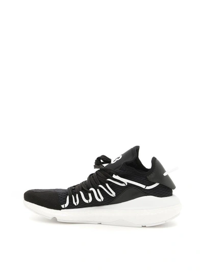 Shop Y-3 Kusari Sneakers In Cblack-cblack-cwhitenero