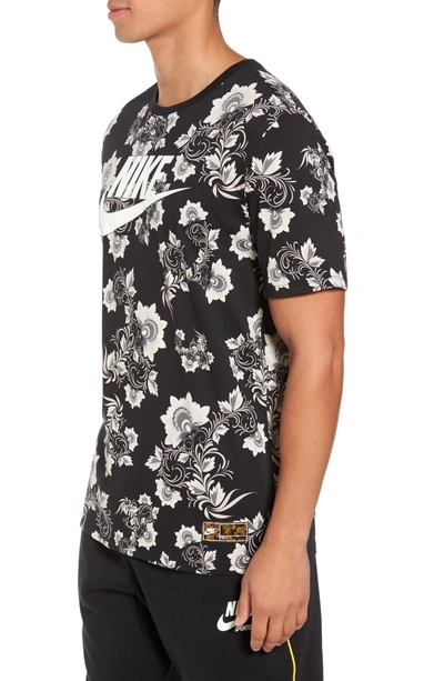 Shop Nike Nsw Concept T-shirt In Black/ White