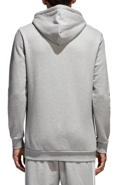 Shop Adidas Originals Trefoil Warm-up Hoodie In Med Grey Hthr