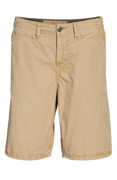 Shop Original Paperbacks Palm Springs Shorts In Khaki