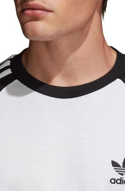 Shop Adidas Originals 3-stripes Long Sleeve T-shirt In Black