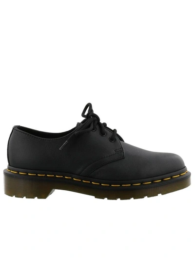 Shop Dr. Martens' Virginia Laced Up Shoes In Black
