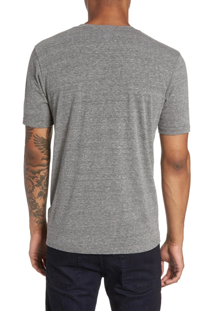 Shop Goodlife Classic Supima Cotton Blend V-neck T-shirt In Heather Grey