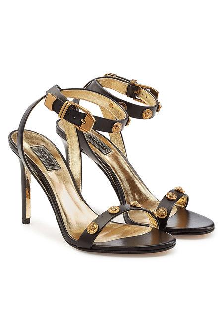 versace leather sandals