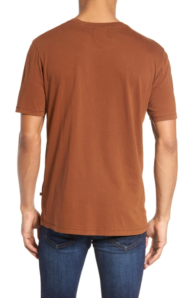 Shop Billy Reid Crewneck T-shirt In Caramel