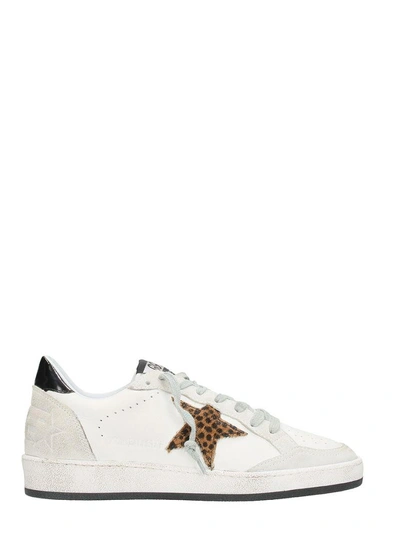 Shop Golden Goose Ball Star Sneakers In White