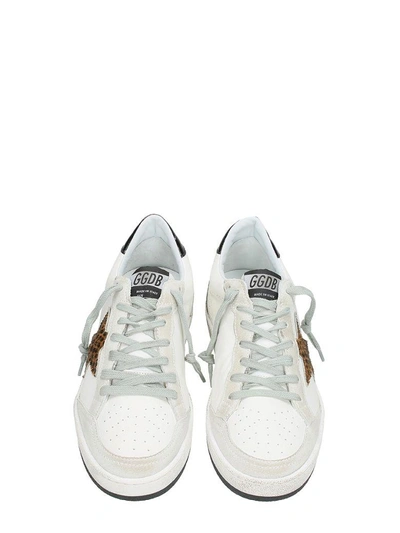 Shop Golden Goose Ball Star Sneakers In White