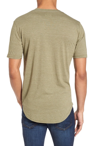 Shop Goodlife V-neck T-shirt In Light Olive