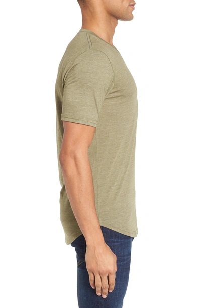 Shop Goodlife V-neck T-shirt In Light Olive