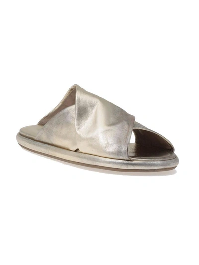 Shop Marsèll Leather Sandal In Platino