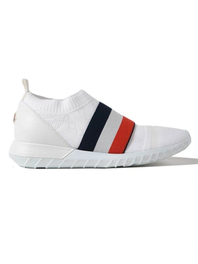 Shop Moncler Giroflee Sneakers In White