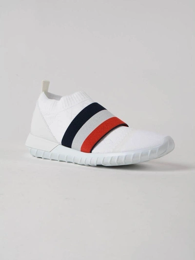 Shop Moncler Giroflee Sneakers In White