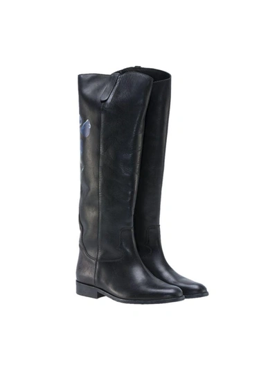 Shop Golden Goose Boot Flower In Black