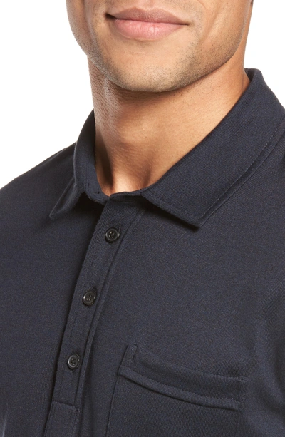 Shop Billy Reid Smith Slim Fit Polo In Indigo