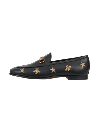 Shop Gucci Jordaan Loafers In Black