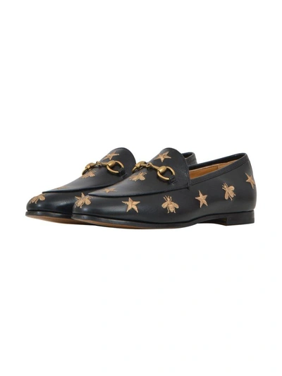 Shop Gucci Jordaan Loafers In Black