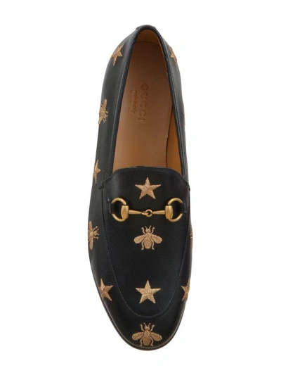 Shop Gucci Jordaan Loafers In Black