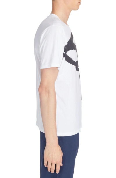 Shop Kenzo Cursive Logo Graphic T-shirt In White