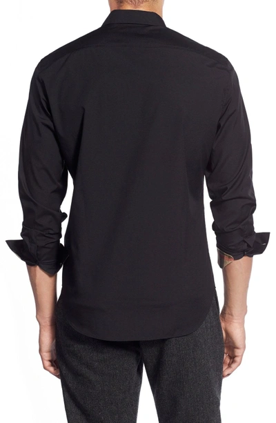 Shop Burberry Cambridge Aboyd Sport Shirt In Black