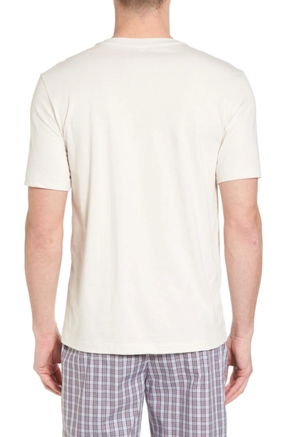 Shop Hanro Living Crewneck T-shirt In Pearl