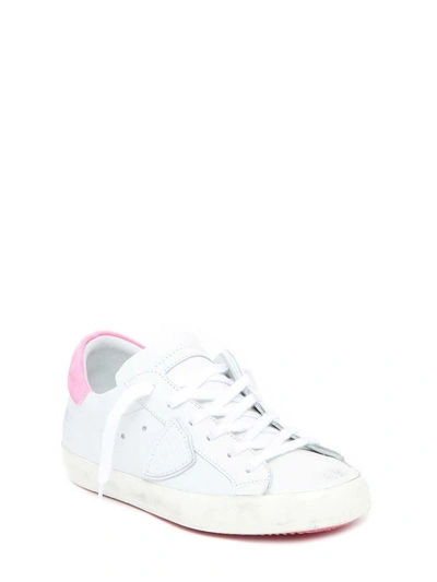 Shop Philippe Model Paris Sneaker In Bianco