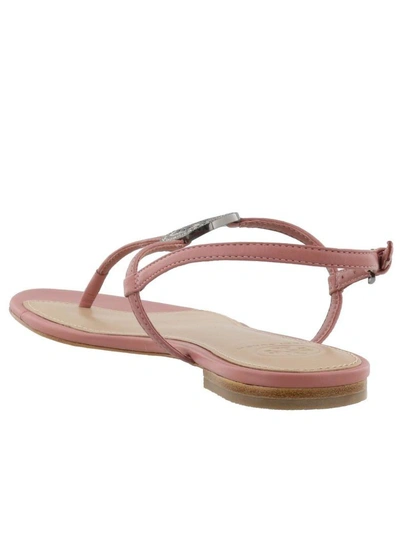 Shop Tory Burch Liana Sandals In Pink Magnolia